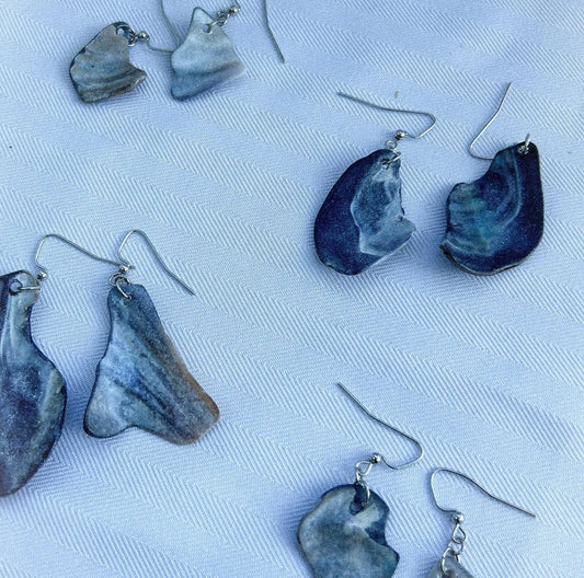 mussel shell earrings